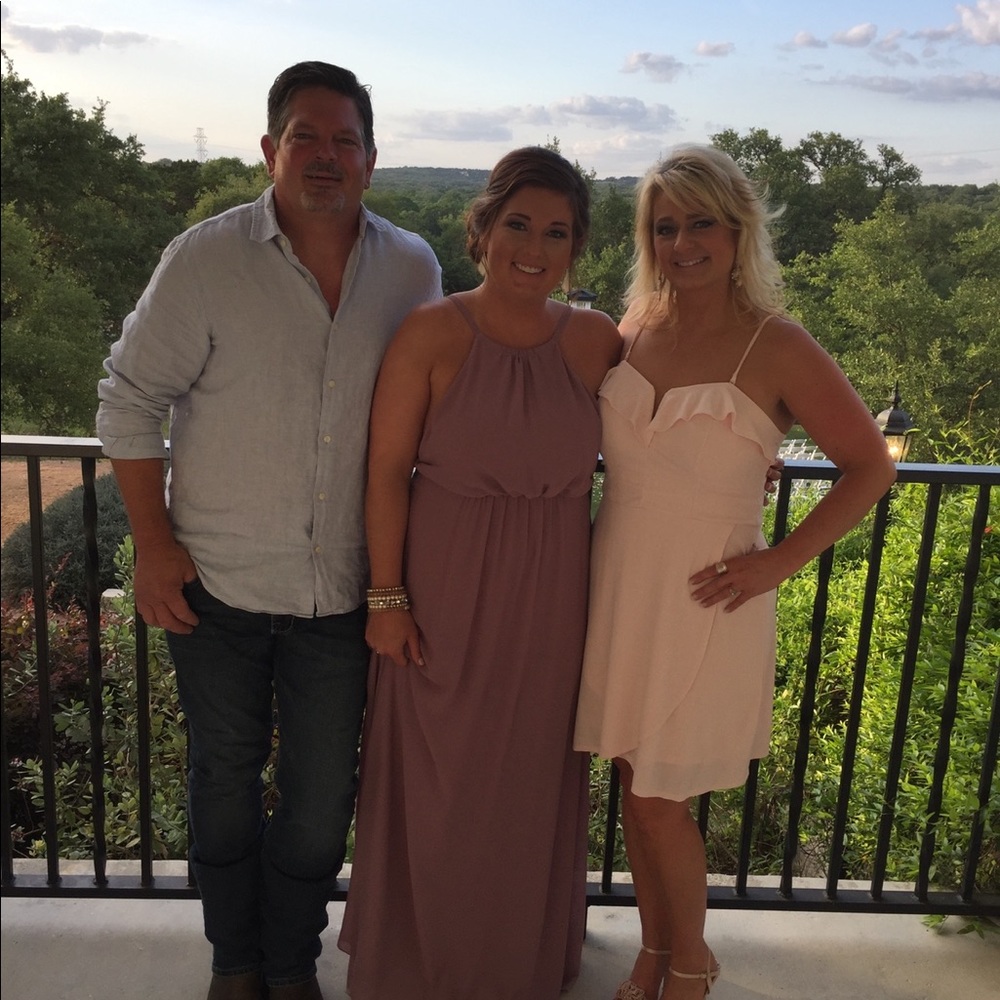 Show Me Your Mumu Amanda Maxi Dress XL Antique Rose Chiffon